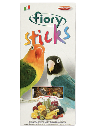  Fiory Палочки для средних попугаев с фруктами 2х60 г (изображение 2)