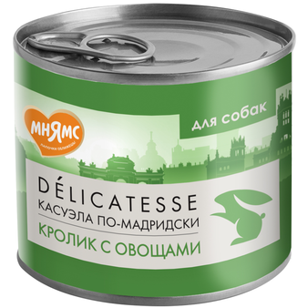 Влажный корм Мнямс Касуэла по-Мадридски (кролик с овощами) 200 г