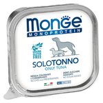 Влажный корм Monge Dog Monoproteico Solo консервы для собак паштет из тунца 150 г