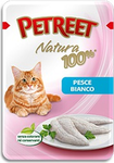 Влажный корм Petreet Пауч для кошек Белая рыба 85 г