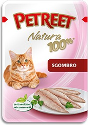 Влажный корм Petreet Пауч для кошек Макрель 85 г